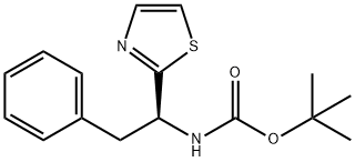 CarbaMic acid, N-[(1S)-2-phenyl-1-(2-thiazolyl)ethyl]-, 1,1-diMethylethyl ester|