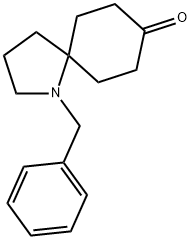 1-ベンジル-1-アザスピロ[4.5]デカン-8-オン 化学構造式
