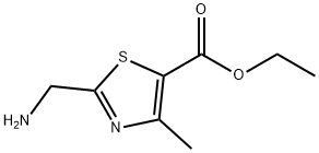 ethyl 2-(aminomethyl)-4-methylthiazole-5-carboxylate,120237-87-8,结构式