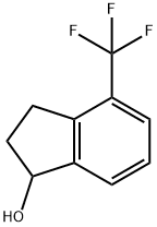 4-(trifluoroMethyl)-2,3-dihydro-1H-inden-1-ol 化学構造式