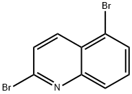 2,5-二溴喹啉 结构式