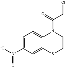 4-(2-Chloroacetyl)-7-nitro-2H-1,4-benzothiazine, 97% Struktur