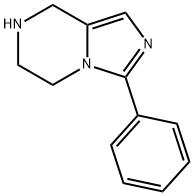 3-Phenyl-5,6,7,8-tetrahydroiMidazo[1,5-a]pyrazine 化学構造式