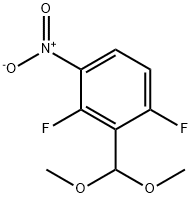 2-(DiMethoxyMethyl)-1,3-difluoro-4-nitrobenzene Struktur