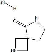 2,6-Diazaspiro[3.4]octan-5-one hydrochloride Struktur