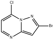 2-BroMo-7-chloropyrazolo[1,5-a]pyriMidine Struktur