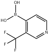 3-(trifluoroMethyl)pyridin-4-ylboronic acid Struktur