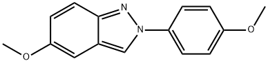 5-Methoxy-2-(4-Methoxyphenyl)-2H-indazole Struktur