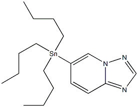 6-Tributylstannyl[1,2,4]-Triazolo[1,5-a]pyridine Struktur