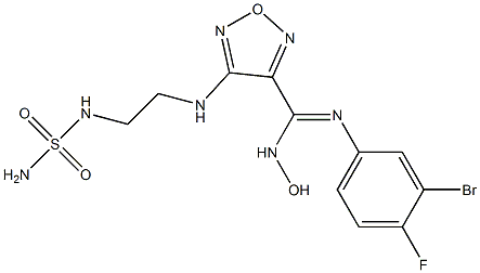 IDO inhibitor 1|4-[[2-[(氨基磺酰基)氨基]乙基]氨基]-N'-(3-溴-4-氟苯基)-N-羟基-1,2,5-恶二唑-3-甲脒