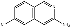 6-クロロイソキノリン-3-アミン 化学構造式