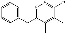 3-benzyl-6-chloro-4,5-diMethylpyridazine Structure