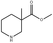 3-甲基哌啶-3-甲酸甲酯,1206228-83-2,结构式