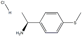 (S)-1-(4-(Methylthio)phenyl)ethanaMine hydrochloride Struktur