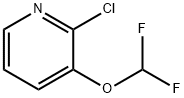 2-chloro-3-(difluoroMethoxy)pyridine Structure