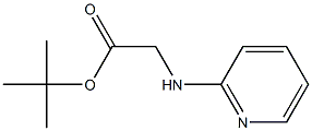 tert-butyl 2-(pyridin-2-ylaMino)acetate Structure