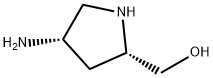 ((2S,4S)-4-aminopyrrolidin-2-yl)methanol Structure