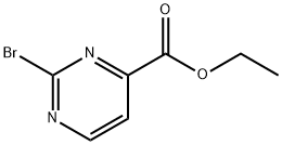 2-溴嘧啶-4-羧酸乙酯 结构式