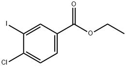 4-Chloro-3-iodo-benzoic acid ethyl ester Struktur