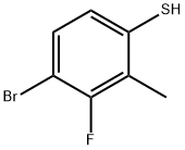 4-BroMo-3-fluoro-2-Methylthiophenol Struktur