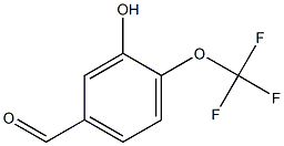 3-hydroxy-4-trifluoromethoxybenzaldehyde Structure
