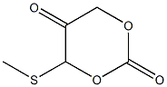 4-(methylthio)-1,3-dioxane-2,5-dione 结构式