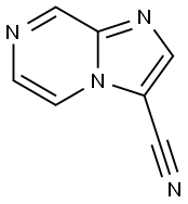 咪唑并[1,2-A]吡嗪-3-甲腈 结构式