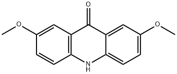 2,7-ジメトキシ-9-アクリジノン 化学構造式
