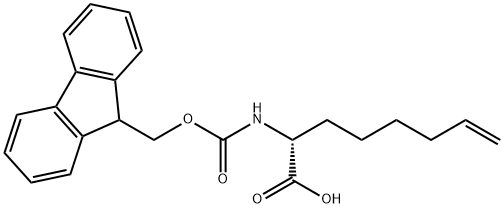(R)-N-FMoc-2-(5'-pentenyl)glycine Structure