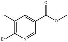 6-溴-5-甲基烟酸甲酯 结构式