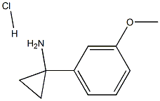 1-(3-Methoxyphenyl)cyclopropanaMine hydrochloride Struktur