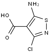 5-氨基-3-氯异噻唑-4-甲酸,1210646-94-8,结构式