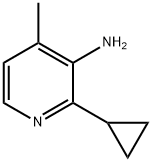 2-cyclopropyl-4-Methylpyridin-3-aMine Structure