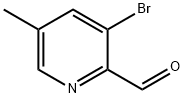 3-BroMo-5-Methylpyridine-2-carbaldehyde Struktur