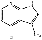 4-chloro-1H-pyrazolo[3,4-b]pyridin-3-aMine Struktur