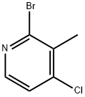 2-BroMo-4-chloro-3-Methylpyridine Struktur
