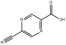 5-氰基吡嗪-2-羧酸,1211533-09-3,结构式