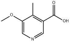 5-Methoxy-4-Methylnicotinic acid Struktur