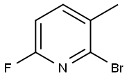 2-溴-6-氟-3-甲基吡啶, 1211536-01-4, 结构式