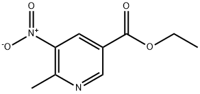 Ethyl 6-Methyl-5-nitronicotinate Struktur