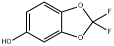 5-酚羟基-2,2-二氟-1,3-苯并二噁唑, 1211539-82-0, 结构式