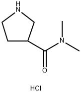 N,N-DiMethyl-3-pyrrolidinecarboxaMide HCl Struktur