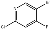 5-BroMo-2-chloro-4-fluoropyridine Struktur