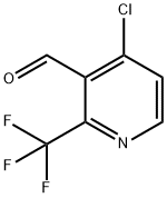 4-氯-2-三氟甲基-3-吡啶甲醛 结构式