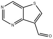 噻吩并[3,2-D]嘧啶-7-甲醛,1211596-51-8,结构式
