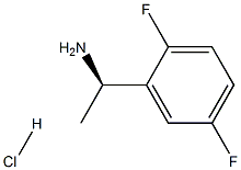 (R)-1-(2,5-Difluorophenyl)ethanaMine hydrochloride Struktur
