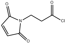 3-(2,5-dioxo-2,5-dihydro-1H-pyrrol-1-yl)propanoyl chloride 结构式