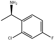 (1R)-1-(2-CHLORO-4-FLUOROPHENYL)ETHAN-1-AMINE Struktur