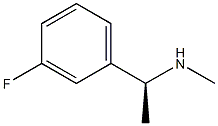 (S)-N-[1-(3-FLUOROPHENYL)ETHYL]METHYLAMINE Struktur