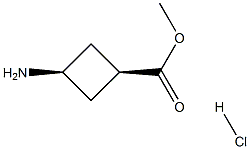 Methyl cis-3-Amino-cyclobutanecarboxylate hydrochloride 结构式